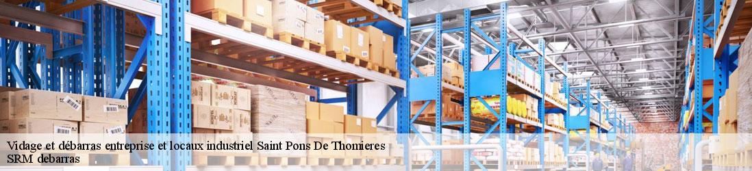 Vidage et débarras entreprise et locaux industriel  saint-pons-de-thomieres-34220 SRM debarras