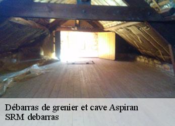 Débarras de grenier et cave  aspiran-34800 SRM debarras