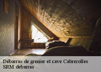 Débarras de grenier et cave  cabrerolles-34480 SRM debarras